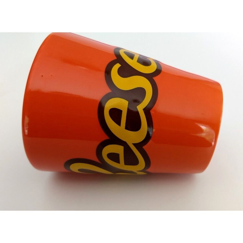 REESE'S Peanut Butter Cup 8oz Coffee Mug HERSHEY'S Chocolate‎ Raised Letters